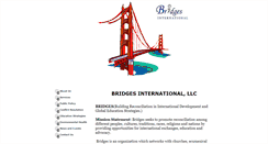 Desktop Screenshot of bridgesinternationalllc.com