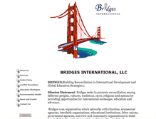 Tablet Screenshot of bridgesinternationalllc.com